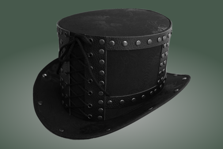 Цилиндр черный стимпанк Блог